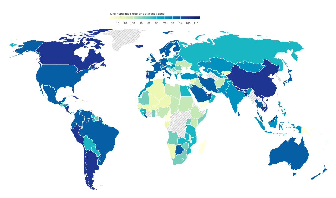 screenshot of a world choropleth map