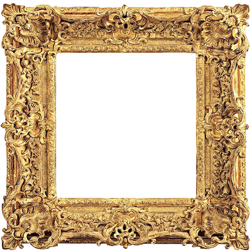 ornate gold frame