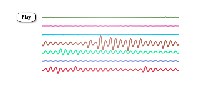 screenshot of a audio player with waveform illustration